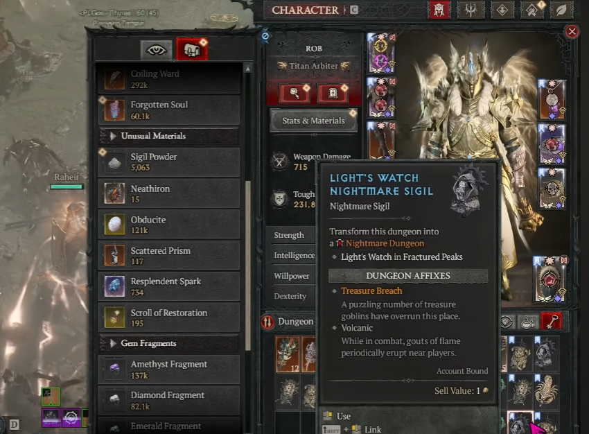 Diablo 4 Mythic Prankster, Sigil Powder & Breach Key Farm (Season 11)